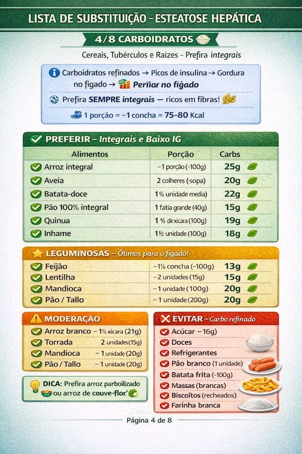 Carboidratos para esteatose hepática (1)